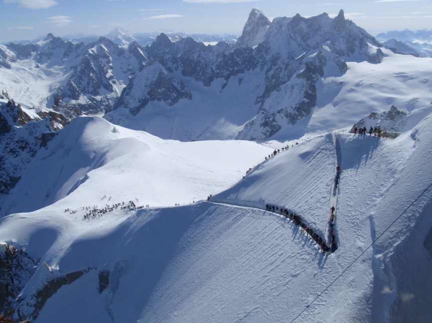 Valle Blanche pojede dnes dost lidí